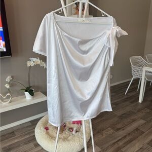 Silky off the shoulder top